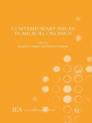 cover image of Contemporary Issues in Microeconomics